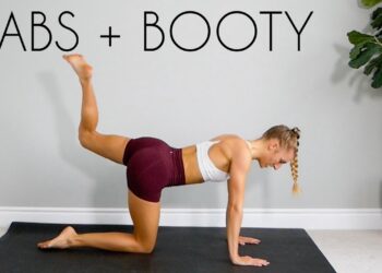 2 in 1 ABS AND BOOTY No Equipment Home Workout (20 min)