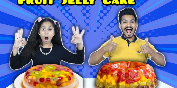 Pari Making Fruit jelly Cake In 5 Minutes | pari's Lifestyle