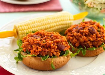 Vegan Sloppy Joes with Pinto Beans and Quinoa