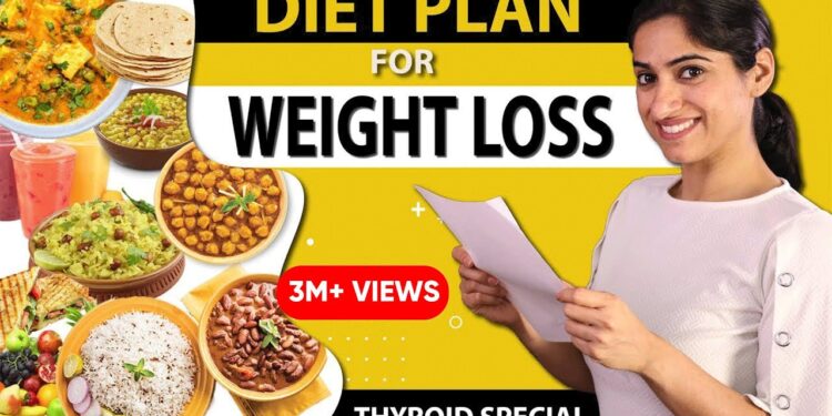 Diet Plan to Lose Weight Fast in Hindi | Weight Loss in Thyroid | By GunjanShouts