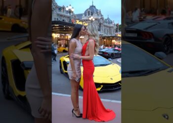 Monaco Nights & a Surprise Kiss! 💋 #monaco #luxury #supercar #monacolife #billionaire #lifestyle