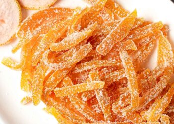 Best Candied Grapefruit Peel | Sweet + Chewy Treat