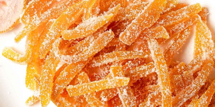 Best Candied Grapefruit Peel | Sweet + Chewy Treat