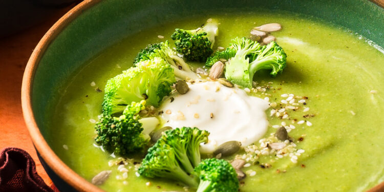 Creamy Vegan Broccoli Soup (Dairy-Free, Filling & Easy)