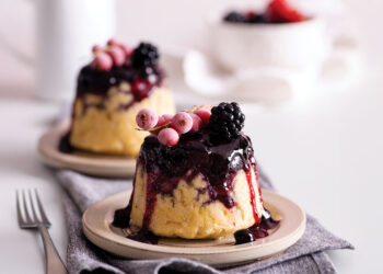 Vegan Steamed Jam Suet Sponge Pudding