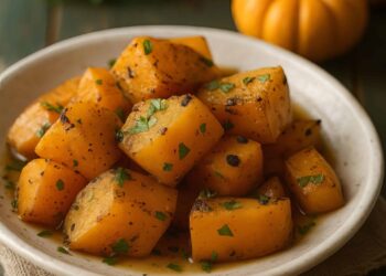 Maple Glazed Butternut Squash – from VegKitchen!