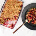 Vegan Spiced Plum Quinoa Crumble