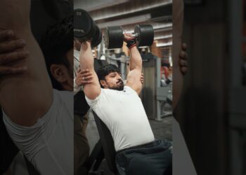 50+50 KG DUMBBELL SHOULDER PRESS MAXIMUM REPS 🔥