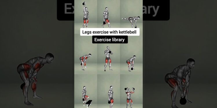 Legs day with kettlebell  series exercise(workout) @GymFit177