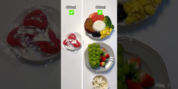 😭Choice is really important when weight loss! #calories #caloriedeficit #weightloss #diet