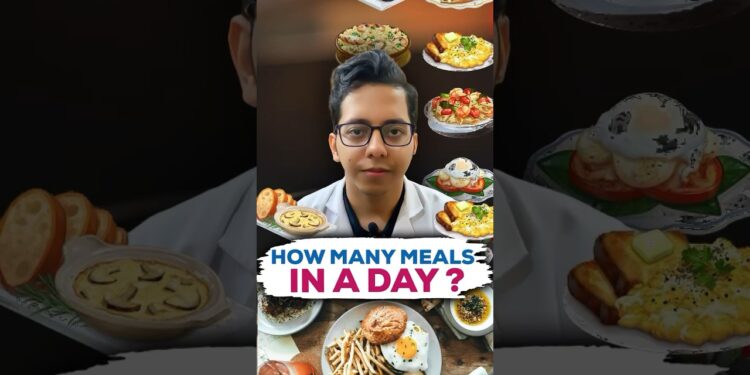 How Many Meals in a Day ? | Dt.Bhawesh | #diettubeindia #dietitian #shorts