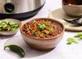 Slow Cooker Baked Beans (vegetarian recipe)