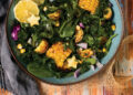 Vegan Grilled Kale and Sweetcorn Salad