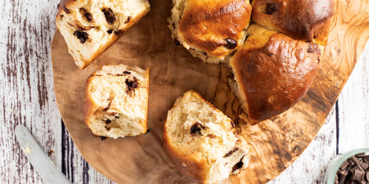 Vegan Chocolate Chip Brioche
