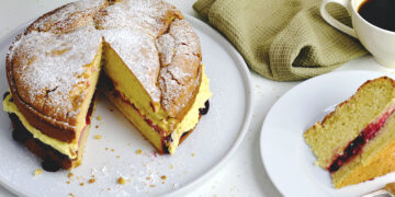 Classic Vegan Victoria Sponge Cake
